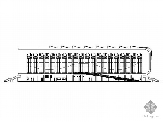 会展中心暖通施工图资料下载-[德州]某会展中心建筑施工图