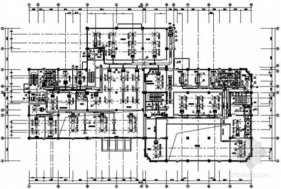 二楼营业厅设计资料下载-高层办公楼空调设计施工图