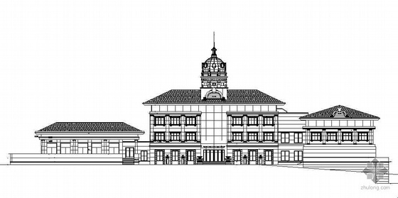 小型配电间建筑施工图资料下载-内蒙古地区某水利枢纽工程多层综合楼建筑施工图