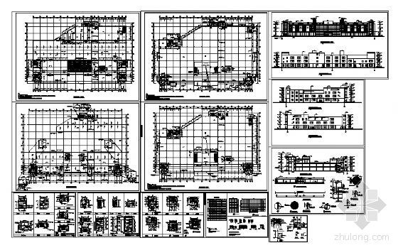 某三层大型超市建筑方案图-4