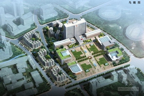 青训中心建筑设计资料下载-贵州某行政中心规划建筑设计文本