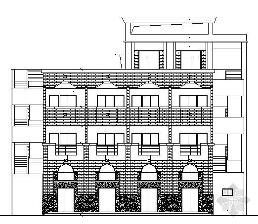 居委会平面图资料下载-某四层居委会综合楼建筑施工图