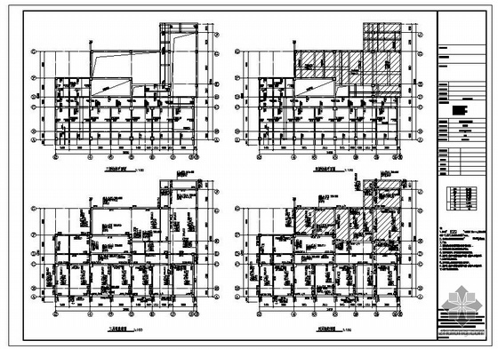 结构设计总说明通用资料下载-四川某框架试验办公楼结构设计图