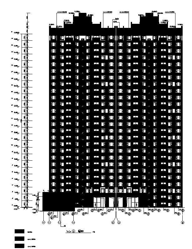 幼儿园的建筑施工图资料下载-[广东]塔楼商业及幼儿园建筑初扩版施工图（全专业图纸）