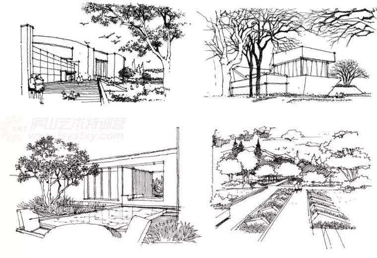 作为景观设计师必须掌握的景观线稿表现_10