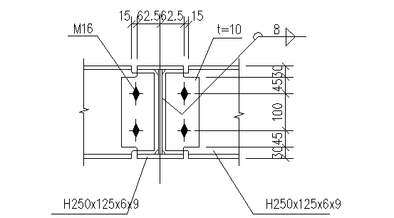 广州新白云机场航站楼钢屋面施工图（CAD，25张）_4