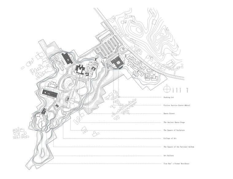 湖南田汉文化园 / 魏春雨，地方工作室-48_general_layout_plan_1.jpg