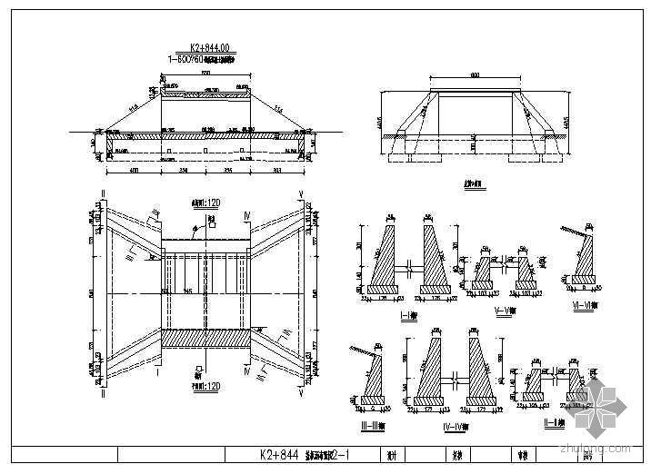 4米明涵图纸资料下载-单孔6米明涵施工图
