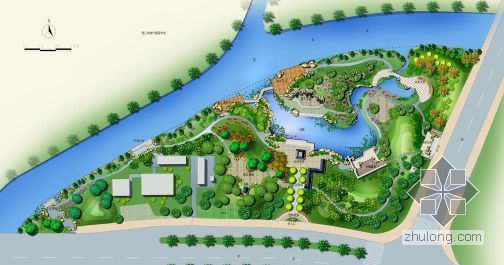 专题公园滨水设计文本资料下载-浙江某滨水公园设计方案