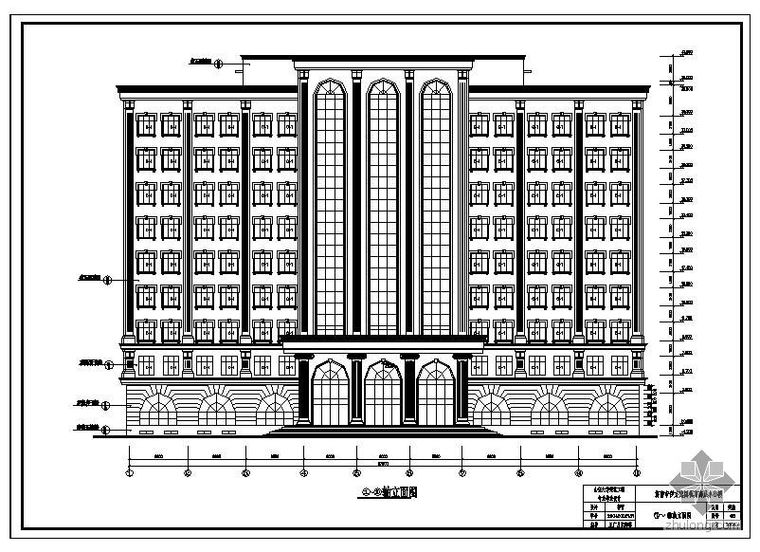 十层办公楼建筑结构计算书资料下载-[学士]济南某框剪高层办公楼毕业设计(含计算书、建筑结构设计图) 