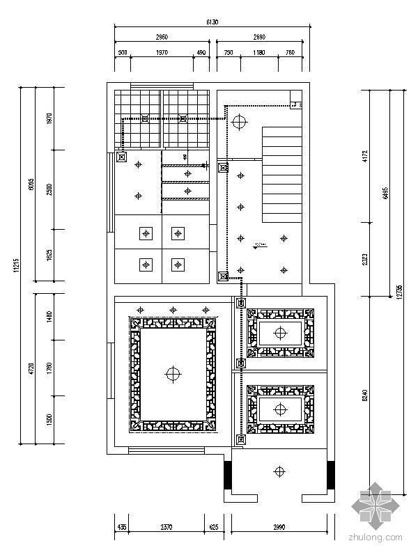 茶艺馆CAD施工图资料下载-[内蒙古]铁观音茶艺馆装修图