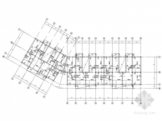 彩钢板条形基础施工图资料下载-六层带车库住宅底框结构施工图