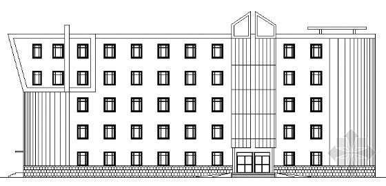 5层办公楼设计图全套资料下载-某五层办公楼方案设计图