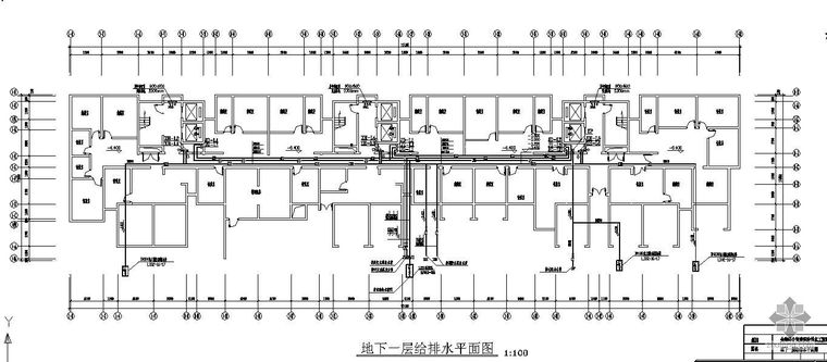 青年公寓给排水设计资料下载-某公寓建筑给排水全套设计图