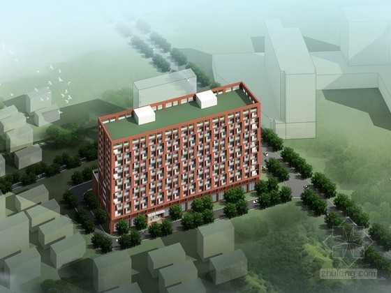DKV养老院建筑设计资料下载-[贵州]某十三层养老院建筑设计方案文本