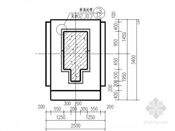 某高11.7米革命纪念碑施工图- 