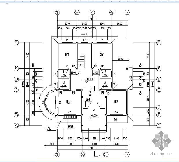 机电安装工程量计算过程资料下载-建筑工程量计算实例（含图及计算过程）