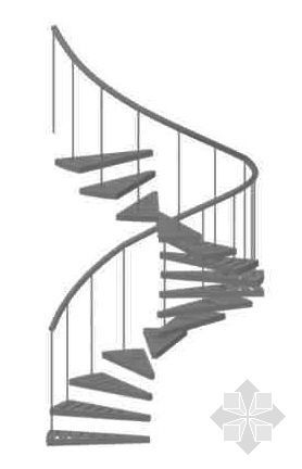 螺旋楼梯su模型资料下载-螺旋楼梯