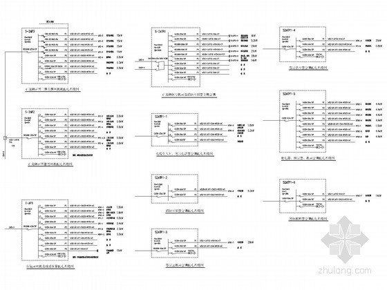 火车站强电系统图-空调动力配电系统图 