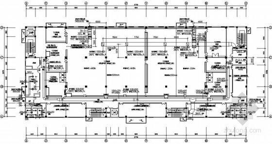 工业科研楼施工图资料下载-[四川]电子科研楼通风防排烟设计施工图