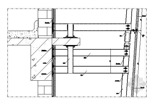 展览馆CAD设计施工图资料下载-展览馆幕墙工程结构施工图（石材幕墙、玻璃幕墙）