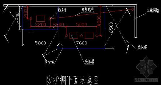 防护设施施工方案资料下载-广州市某工程变压器防护棚搭设施工方案