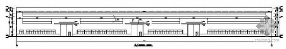 双塔办公建筑总图资料下载-某大中型工业厂房（有吊车）全套CAD施工图纸（建筑、结构＋总图）