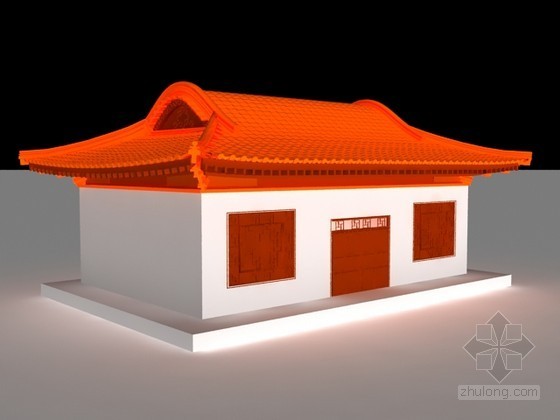 古建筑3d模型资料下载-3款中国古建筑