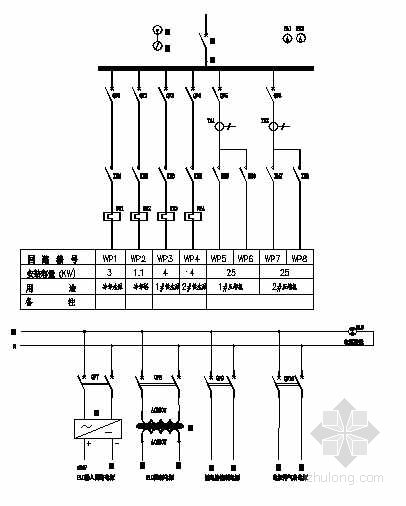 冷库电气工程资料下载-某冷库PLC电气控制原理图
