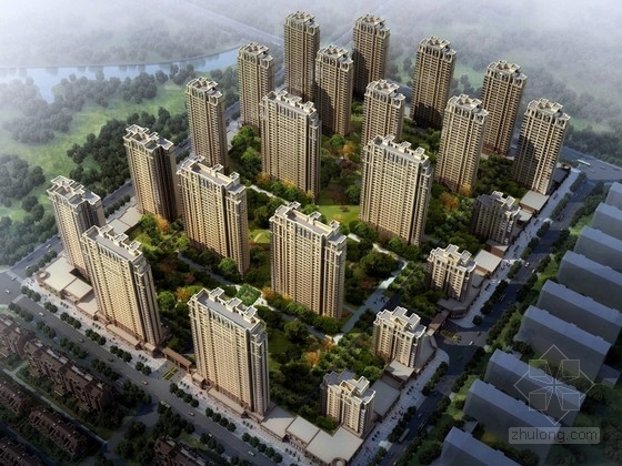 现代高层住宅规划资料下载-[辽宁]现代风格高层住宅区规划设计方案文本（知名建筑设计所）