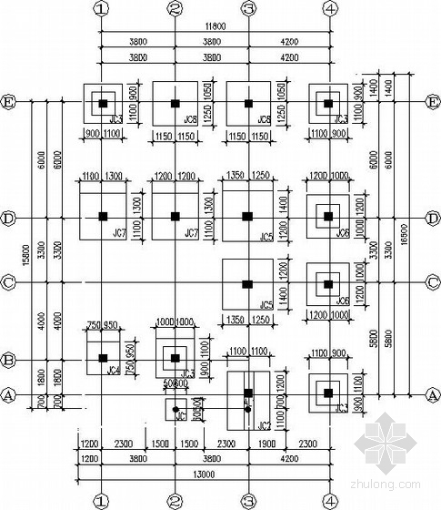 私人别墅结构施工图资料下载-现浇混凝土框架私人别墅结构施工图(全)