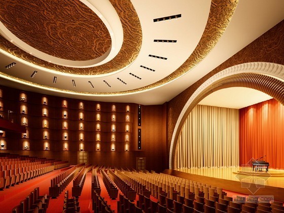 德国纽伦堡新音乐厅设计资料下载-音乐厅3d模型下载
