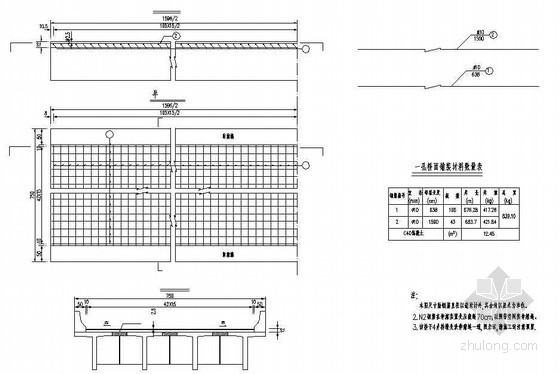 蓄水构造资料下载-16mT梁桥面铺装钢筋构造节点详图设计