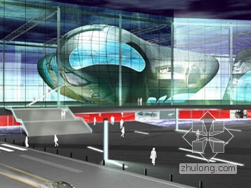 白南准博物馆竞赛方案资料下载-[北京]某汽车博物馆建筑设计方案（国际竞赛）-加拿大