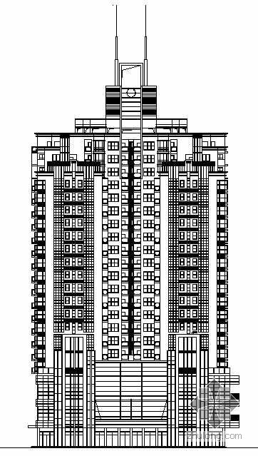 33层众兴花苑高层住宅资料下载-[柳州市]某二十一层商住楼建筑施工图