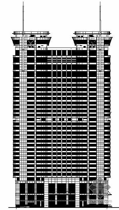 医院月子会所施工图设计资料下载-[潍坊]某三十二层办公楼建筑施工图