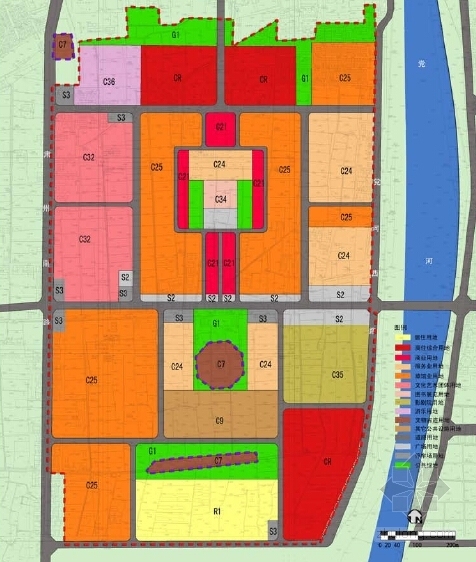 [甘肃]沙漠古城景观规划设计文本-土地利用规划