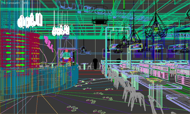 喵星人主题餐厅成套3D模型（附效果图）-是相机