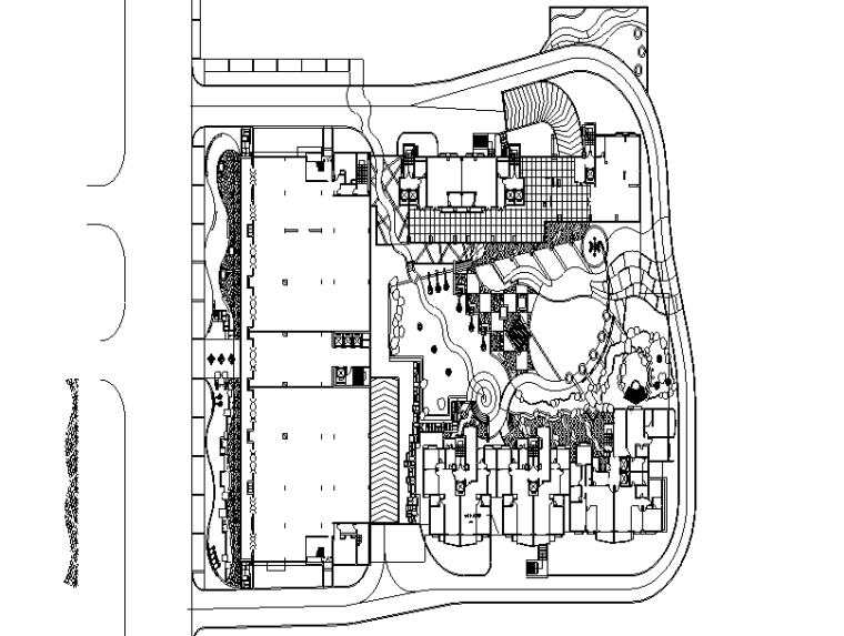 喷泉墙施工图资料下载-[江苏]某御景园景观居住区施工图设计（包含+CAD93个）