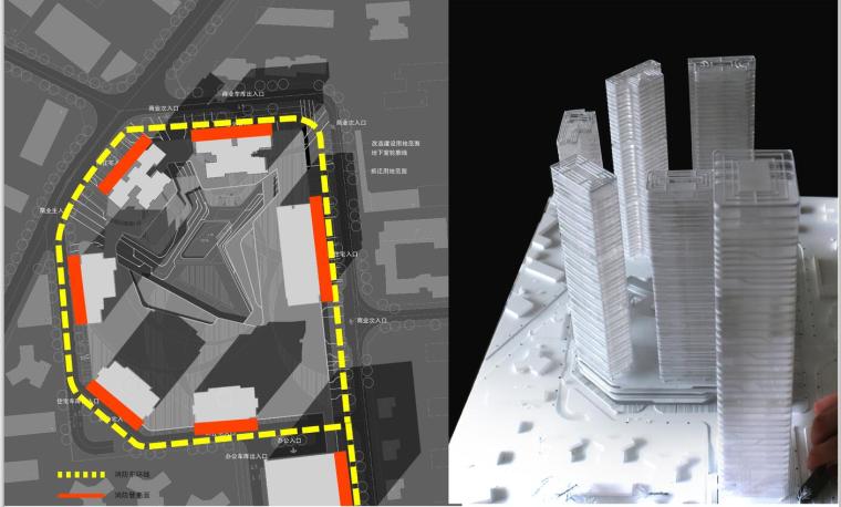 [广东]水湾村商业综合体规划及建筑单体设计方案文本设计（JPG+66页）-消防分析