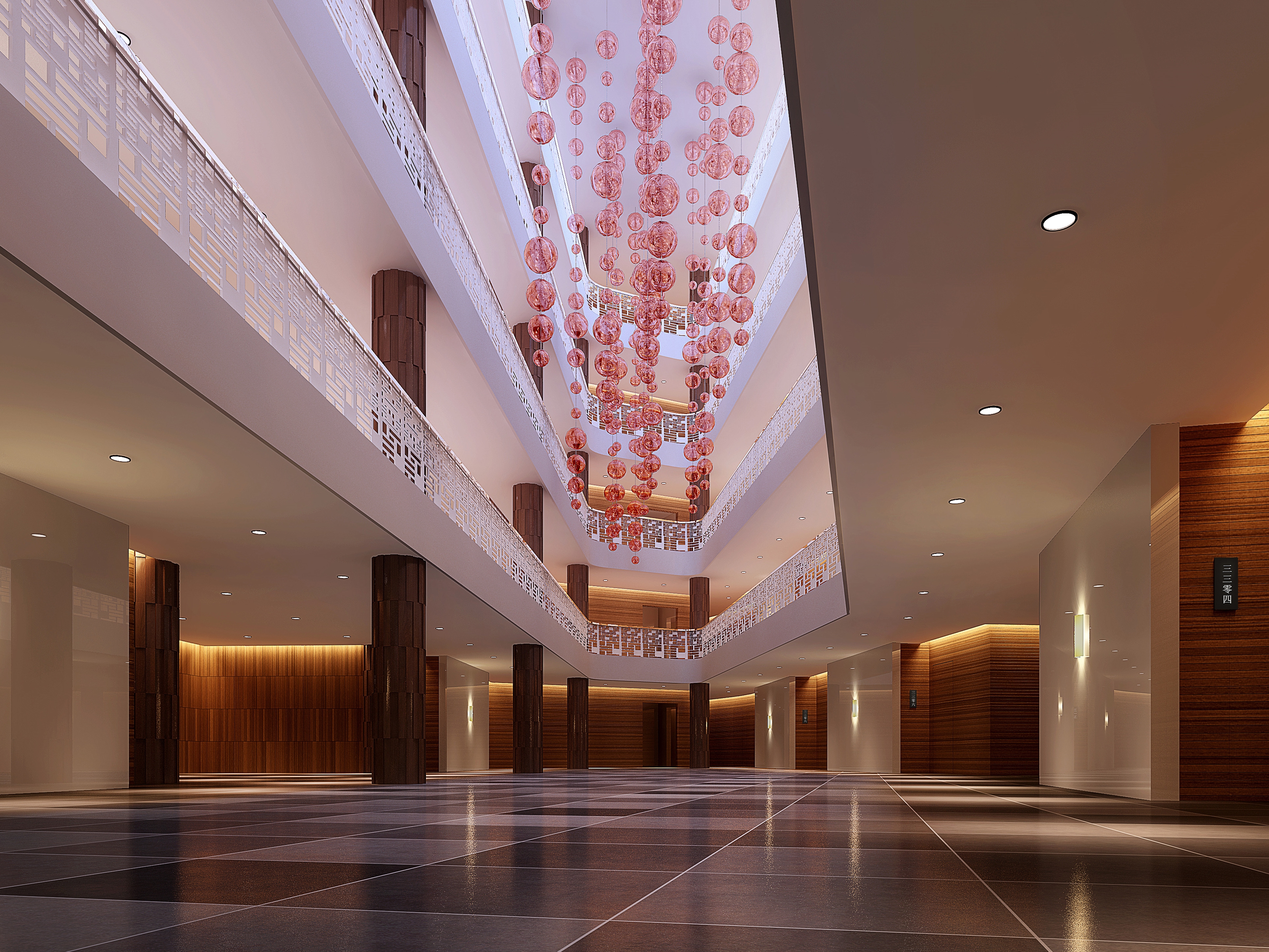 湖南灰汤华天城(一期)国际会议中心酒店设计标书 效果图