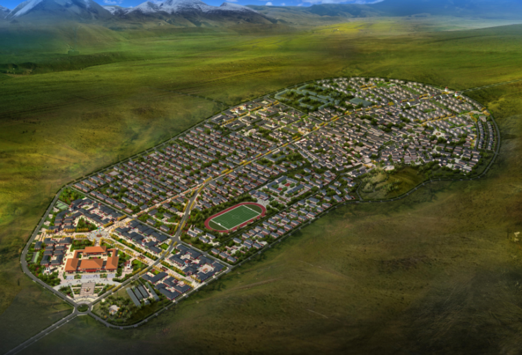 城镇规划设计成果文本资料下载-[西藏]日喀则市帕里镇规划设计方案文本初稿（城镇规划）