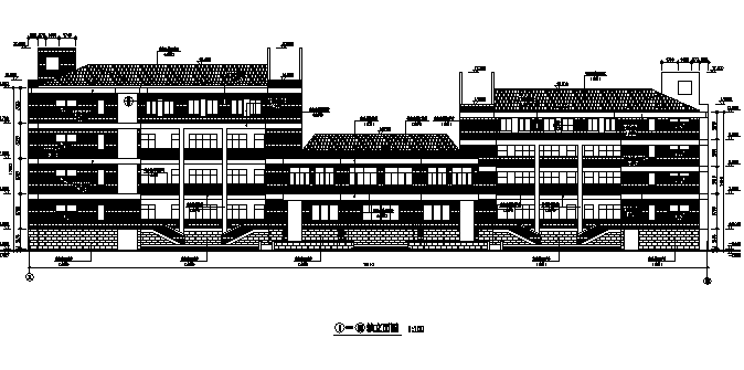 教学楼设计总图资料下载-[上海]某中学建筑施工图带总图（含综合楼及教学楼）