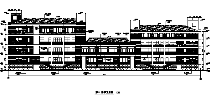 中学综合教学楼平面布置图资料下载-[上海]某中学建筑施工图带总图（含综合楼及教学楼）