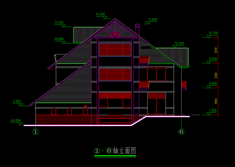 别墅建筑施工图