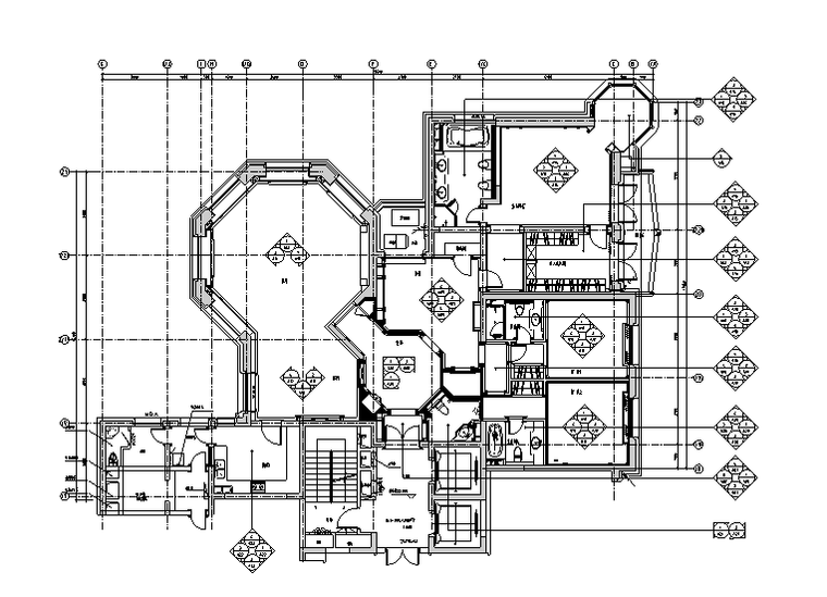 邱德光兰馨公寓A户型施工图-索引图