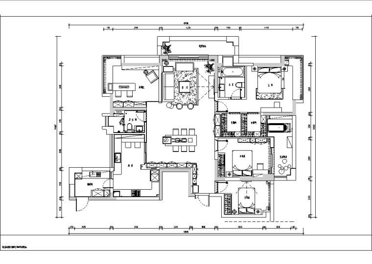 杭州3房装修资料下载-[杭州]现代简约精品三居室装修设计施工图（含实景图）