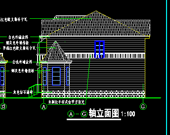 多层别墅建筑施工图纸