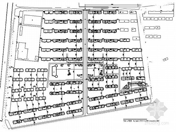 居住区规划作品排版资料下载-[新农村]居住区规划方案