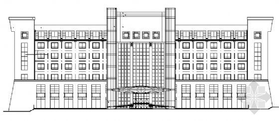 教育大楼施工图资料下载-某八层教学大楼建筑施工图